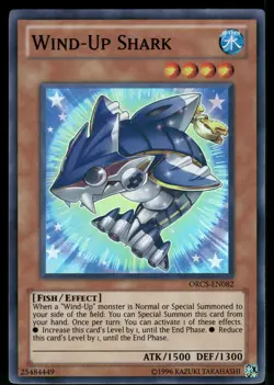 Wind-Up Shark Super Rare Order of Chaos ORCS-EN082 NM - Image 1