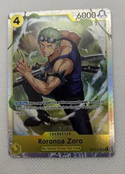 One Piece Roronoa Zoro OP15-113 SR Adventure on Kami’s Island English NM - Image 1