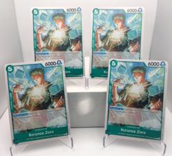 Roronoa Zoro Playset - OP10-038 x4 - Royal Blood - One Piece TCG - English - Image 1
