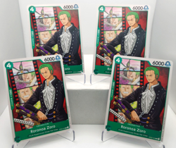 Roronoa Zoro Playset - OP02-043 x4 - Paramount War - One Piece TCG - English - Image 1