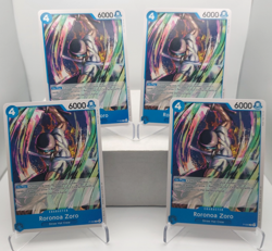 Roronoa Zoro Playset - P-056 x4 - Learn Together Reprint - One Piece TCG - Image 1