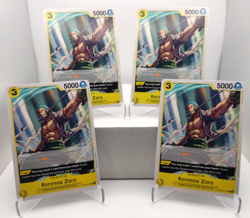 Roronoa Zoro Playset - OP10-113 x4 - Royal Blood - One Piece TCG - English - Image 1