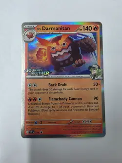2025 Pokemon N's Darmanitan SVP 181 Black Star Promo NM - Image 1