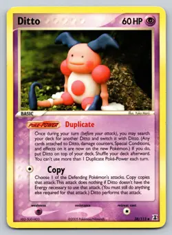 2005 Ditto Mr. Mime 38/113 Uncommon Pokemon Card Delta Species Regular HP - Image 1