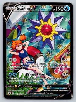 2022 Starmie V TG13/TG30 Ultra Rare Holo Pokemon Card Astral Radiance LP - Image 1