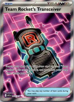 Team Rocket's Transceiver 263/217 Mega Evolution Ascended Heroes Pokemon TCG - Image 1