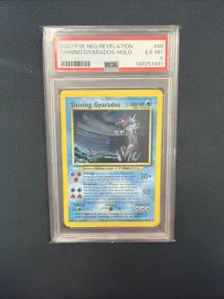 2001 POKEMON NEO REVELATION 65 SHINING GYARADOS HOLO PSA 6 - Image 1