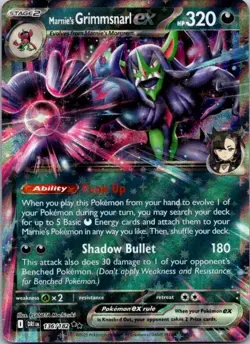 Marnie's Grimmsnarl ex 136/182 - Destined Rivals - Pokemon TCG - Double Rare - Image 1