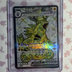 Pokemon Tyranitar ex 211/197 Obsidian Flames Ultra Rare Holo 340 HP English - Image 1