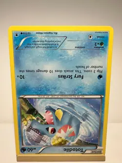 Totodile 15/119 Common Phantom Forces Pokemon Lightly Played - Image 2