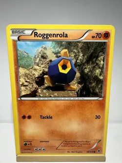 Roggenrola 48/119 Common Phantom Forces Pokemon Moderately Played - Image 1