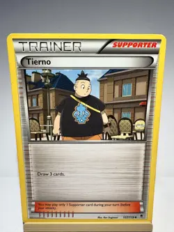 Tierno 107/119 Uncommon Phantom Forces Pokemon MP - Image 1