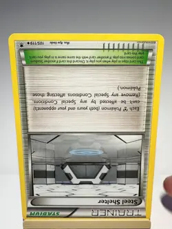 Steel Shelter 105/119 Uncommon Phantom Forces Pokemon Near Mint - Image 2