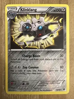 Klinklang - 76/98 - Rare Reverse Holo LP, English Pokemon Emerging Powers - Image 1