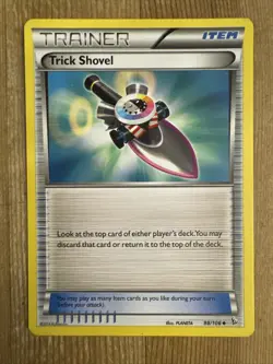 Trick Shovel - 98/106 - Uncommon MP, English Pokemon XY FlashFire - Image 1