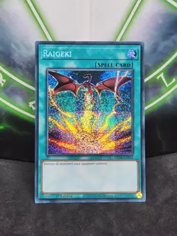 Yugioh Raigeki MP24-EN156 Secret Rare 1st Edition NM - Image 1