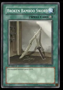 Broken Bamboo Sword TAEV-EN062 Common / Short Print Yu-Gi-Oh 1st Edition NM - Image 1