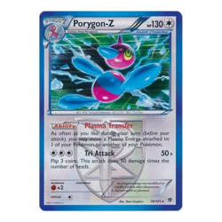 Porygon-Z 74/101 Holo Rare Plasma Blast Vintage Pokemon Card TCG Near Mint NM - Image 1