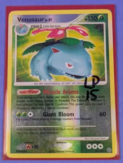 Venusaur - 20/132 - Rare Reverse Holo Secret Wonders - Pokemon Card - LP - Image 3