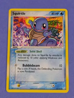 Squirtle - 64/100 - Common Crystal Guardians - Pokemon Card - LP - Image 1