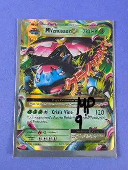 M Venusaur EX - 2/108 - Ultra Rare Holo EX Evolutions - Pokemon Card - MP - Image 3