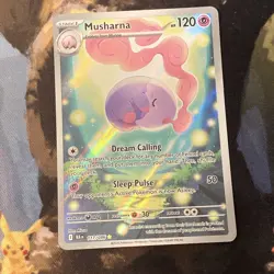 Musharna (Black Bolt 117/86) Illustration Rare Pokemon TCG card - Image 1
