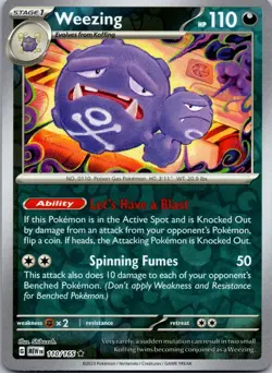 Weezing Reverse Holo NM 110/165 Scarlet & Violet 151 Pokemon Card - Image 1