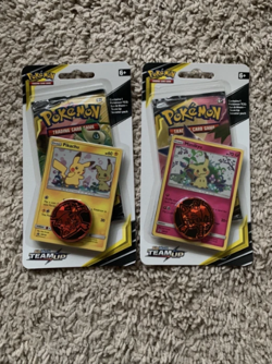 4x Sealed TEAM UP Blister Packs (Pikachu SM162 + Mimikyu SM163) Pokemon Cards - Image 2