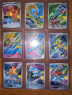 Pokemon TCG First Partner ILLUSTRATION COLLECTION 9 CARD SET Series 1 Promo - Image 1