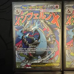 Mega Charizard X ex MEP 23 UPC Promo NM x4 Promo Cards - Image 2