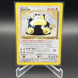 🔥Pokemon TCG Snorlax Jungle Rare 27/64 90 Basic Card 1999 Italian - Image 1