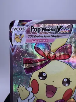 Pikachu Pop Pokemon Card VMAX ACG V Star Holo Cosplay - Image 2