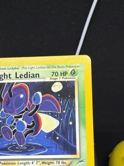 Light Ledian 24/105 - RARE - Neo Destiny - VINTAGE WOTC POKEMON CARD - NM - Image 4