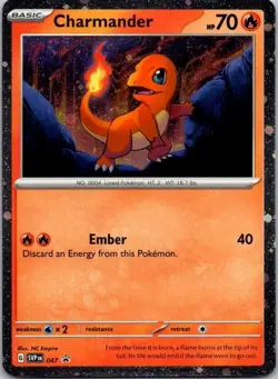 Charmander - 047 (Cosmos Holo) 047 Sv: Scarlet & Violet Promo Cards Double swirl - Image 1