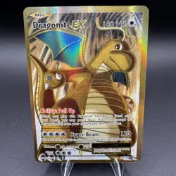 Pokemon TCG Dragonite EX Full Art Ultra Rare Holo Card Evolutions 106/108 XY - Image 1