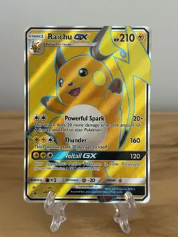 Pokemon TCG - Raichu GX Black Star Promo SM90 Holo Card ~ NM - Image 3