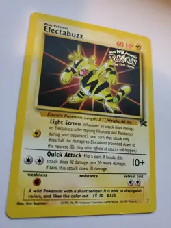 Electrabuzz Promo Pokemon Card Base WOTC NM - Image 1