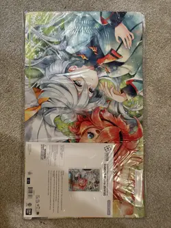 Gundam TCG Playmat Suletta & Miorine Bandai Card Games Fest 2025 Mat & Card NEW - Image 1