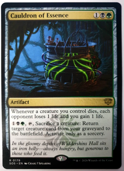 Cauldron of Essence - Rare - MTG Secrets of Strixhaven - 0179 NM - Image 1
