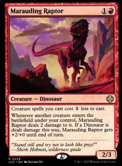 Marauding Raptor – Commander: The Lost Caverns of Ixalan 228 • R - Image 1