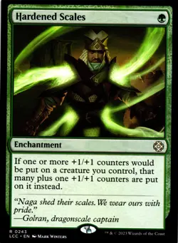 Hardened Scales – Commander: The Lost Caverns of Ixalan 243 • R - Image 1