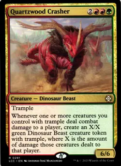 Quartzwood Crasher – Commander: The Lost Caverns of Ixalan 281 • R - Image 1