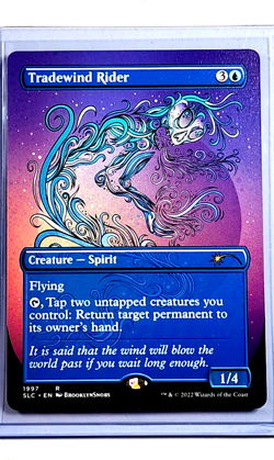 2022 MTG Magic the Gathering Secret Lair 30th Countdown #1997 Tradewind Rider - Image 1