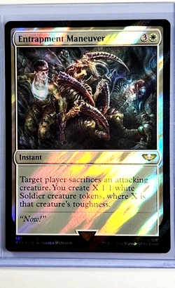 MTG Magic the Gathering Warhammer 40000 40k Surge Foil #185 Entrapment Maneuver - Image 1