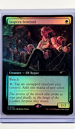 2023 MTG Magic the Gathering SLD Secret Lair Drop Foil #770 Jaspera Sentinel - Image 1