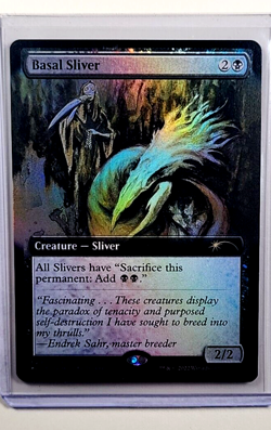 2022 MTG Magic the Gathering Secret Lair Drop Foil 629 Basal Sliver Extended Art - Image 1