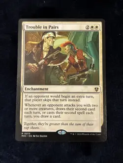 1x Trouble in Pairs - Commander: Murders at Karlov Manor - NM - MTG MAGIC 0015 - Image 1