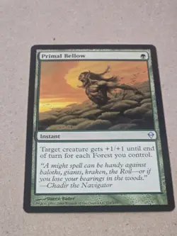 MTG Magic the Gathering Primal Bellow (176/280) Zendikar Regular - Image 1