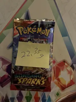 HEAVY! 22.35g Surging Sparks Pokemon TCG Booster Pack - Image 2