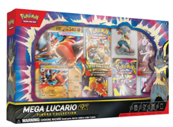 Mega Lucario EX Figure Collection Box Pokemon TCG Set New Sealed + Free Shipping - Image 1